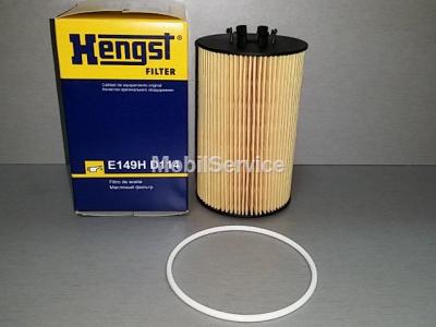 Фильтр масляный Hengst E149HD114 для Mercedes двиг. M156 M159 A0001803009