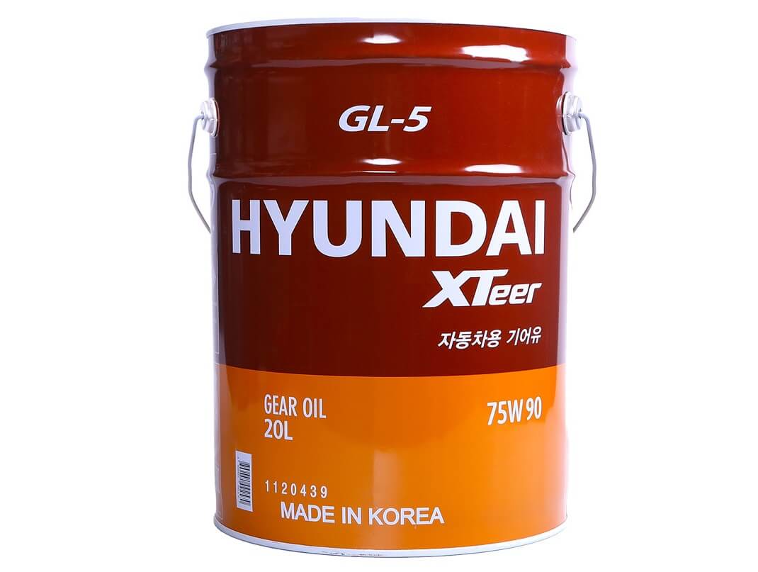 Трансмиссионное масло Hyundai Xteer Gear Oil-5 75W90 GL-5 