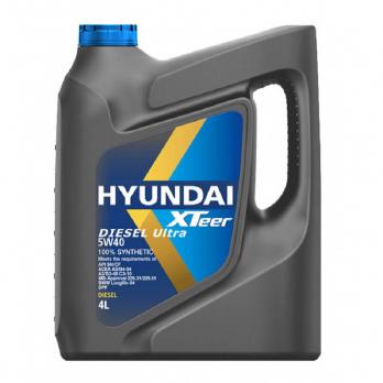 Синтетическое моторное масло Hyundai XTeer Diesel Ultra 5W40