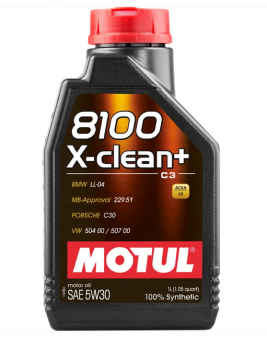 MOTUL 8100 X-CLEAN+ SAE 5W-30 5л