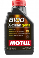 Масло моторное MOTUL 8100 X-CLEAN GEN2 5W-40 1л