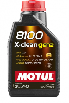 MOTUL 8100 X-CLEAN GEN2 5W-40