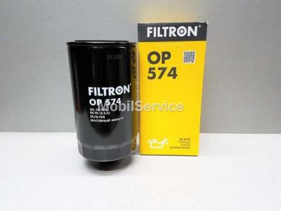 Фильтр масляный FILTRON OP574 AUDI/VW 074115561